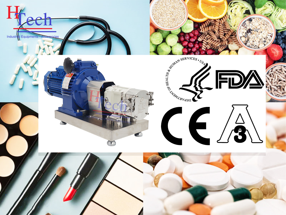 Bơm Cánh Khế Carten Pump đạt tiêu chuẩn FDA, 3A, CE