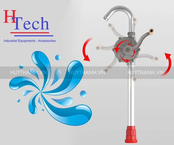 Máy Bơm Dầu Thùng Phuy Quay Tay Đa Năng Tiện Dụng 2 Bơm Dầu Thùng Phuy Quay Tay