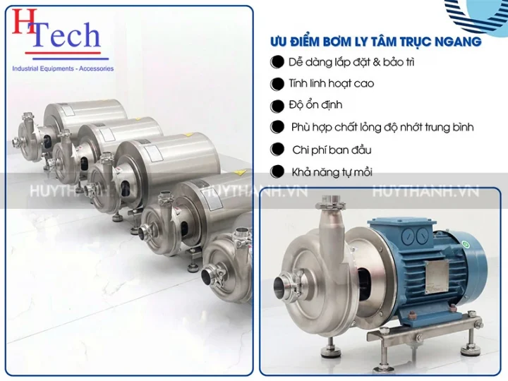Máy Bơm Ly Tâm Là Gì? Cấu Tạo, Nguyên Lý Hoạt động & Giá Bán 3 máy bơm ly tâm là gì - ưu điểm của bơm ly tâm trục ngang