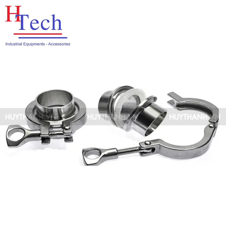 Clamp Vi Sinh Inox 304/316L Chuẩn SMS