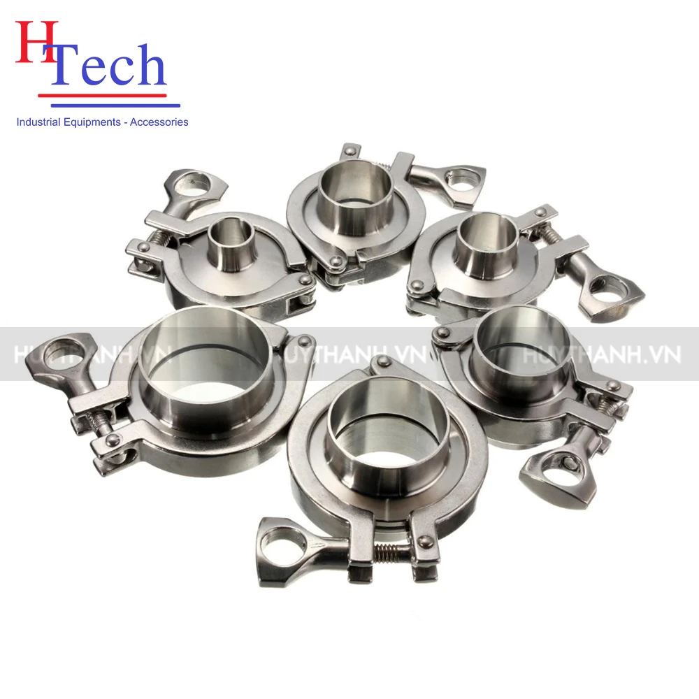 Bộ Khớp Nối Nhanh DN32 Vi Sinh Inox 304/316 Chuẩn DIN