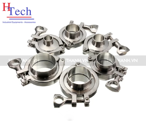 Clamp Vi Sinh Inox 304/316L Chuẩn SMS