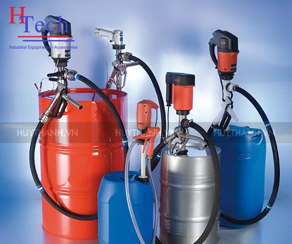 Máy Bơm Hóa Chất Thùng Phuy Chính Hãng - Giá Tốt 2 máy bơm hóa chất thùng phuy
