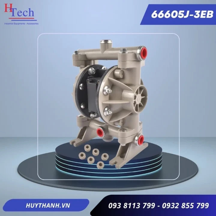 Bơm Màng 66605J-3EB 1 Bom Mang Khi Nen 66605j 3eb