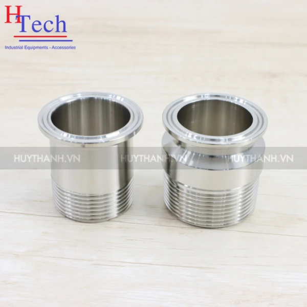 Ferrule Clamp Ren Ngoài Vi Sinh Inox Chuẩn DIN/ SMS