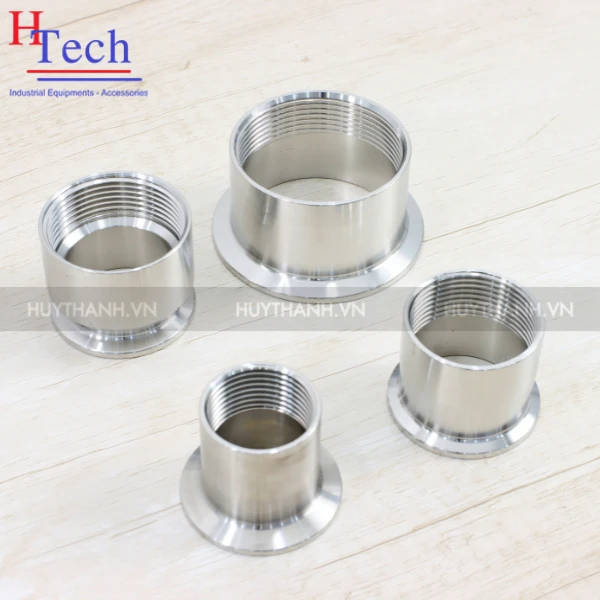 Mặt Clamp Ren Trong Vi Sinh Inox Chuẩn DIN/ SMS 1 Mặt CLamp Ren Trong Vi Sinh Inox