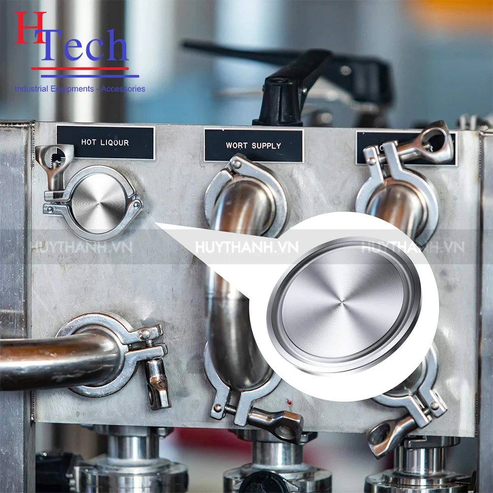 Nắp Bịt Clamp Vi Sinh Inox 304/316L 4 Nắp bị clamp vi sinh inox 304/316L