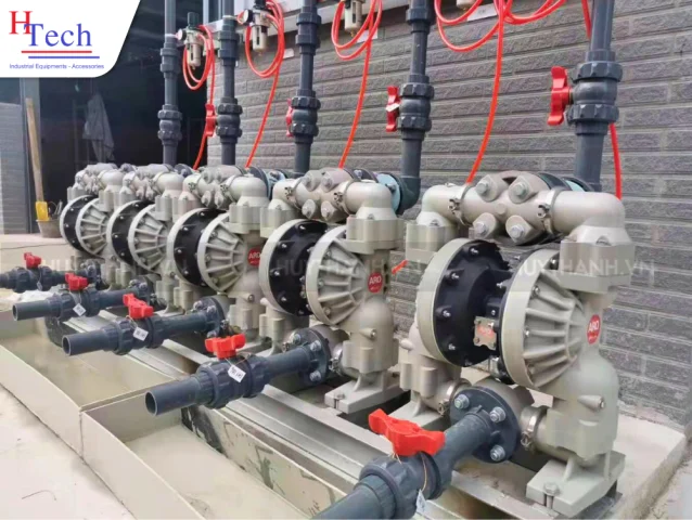 Máy Bơm Màng Là gì? Cấu Tạo, Nguyên Lý Hoạt Động 2 Bơm màng là gì? Bơm màng khí nén Huy Thành Pumps