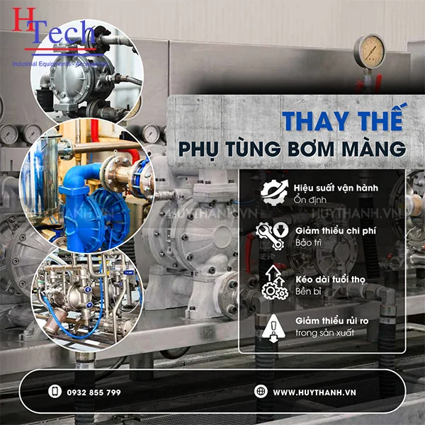 Phụ Tùng Bơm Màng Khí Nén