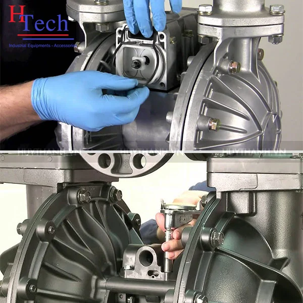 thay thế phụ tùng bơm màng khí nén