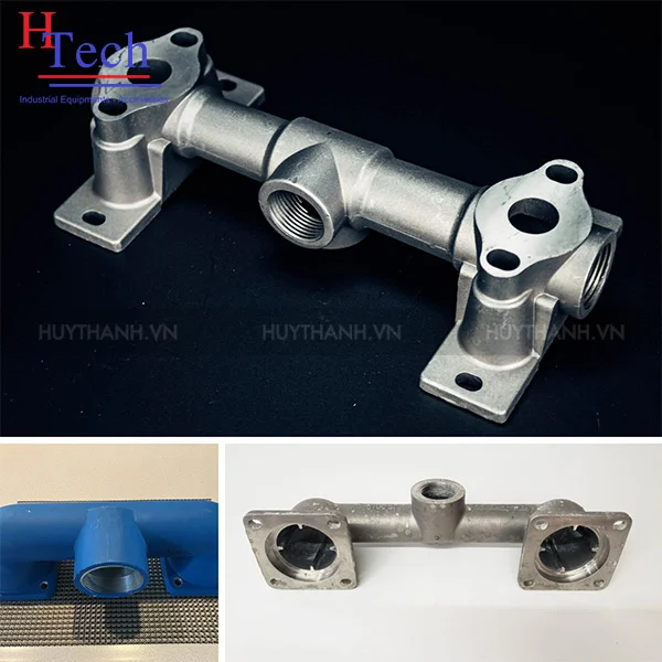 phụ tùng bơm màng khí nén - cổng hút xả