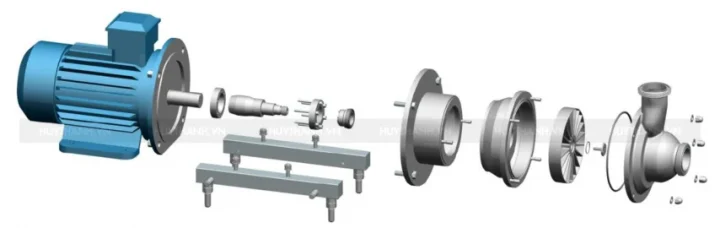 Vai Trò Của Bơm Tự Mồi Trong Hệ Thống Sản Xuất Vi Sinh Hiện Đại 2 Sơ đồ Cấu Tạo Bơm Cip Tự Mồi