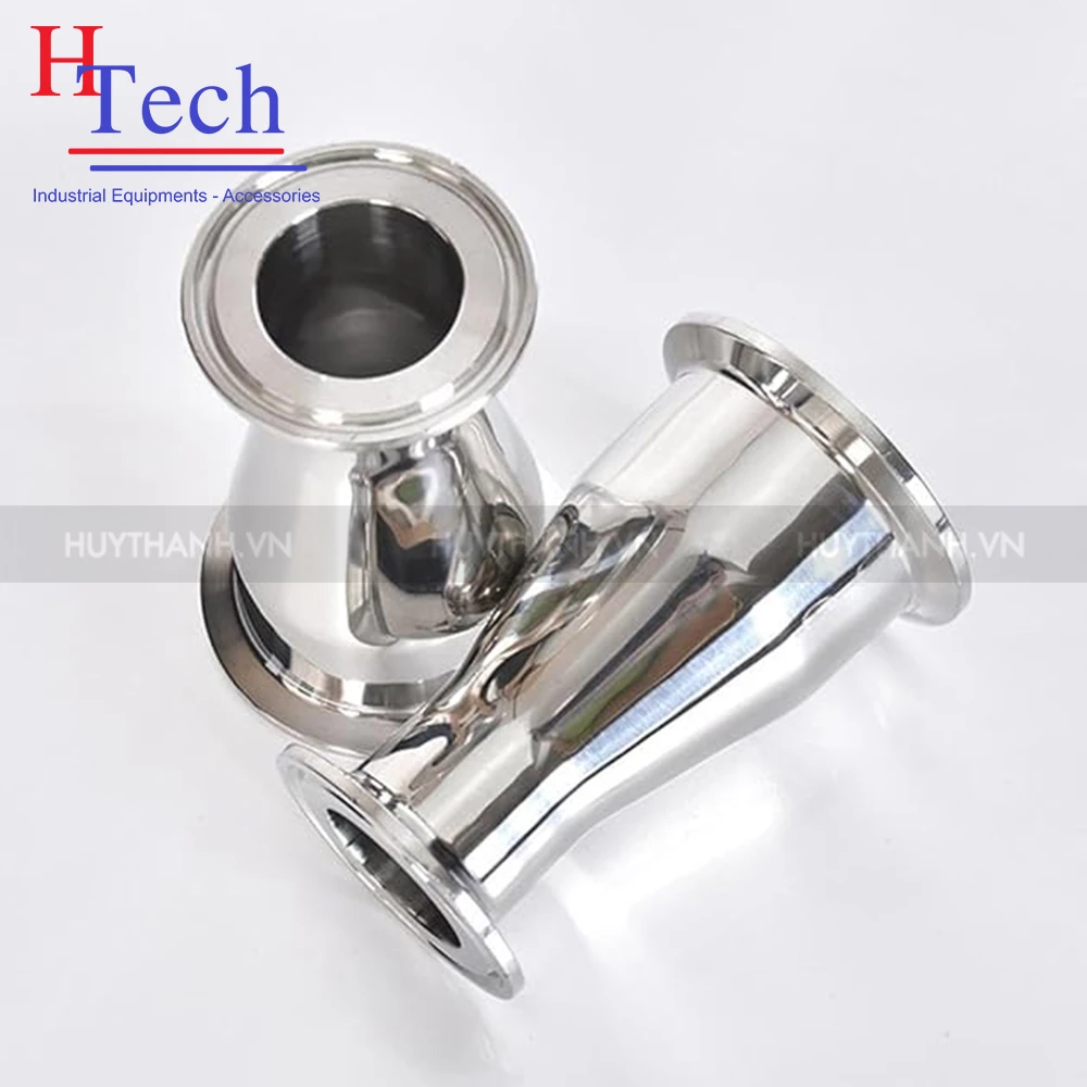 Bầu Giảm Vi Sinh 2 Đầu Clamp Inox 304/316L 1 Bầu giảm vi sinh 2 đầu clamp inox 316L