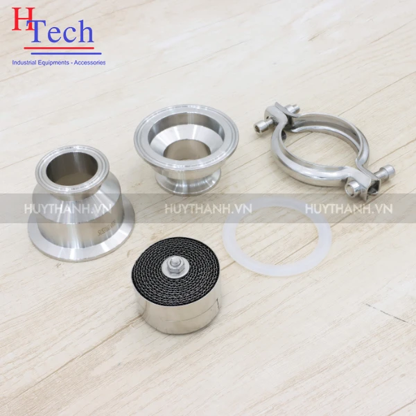 Bầu Lọc Đường Ống Vi Sinh Chuẩn SMS/DIN Inox 304/316L 5 bầu lọc đường ống vi sinh inox