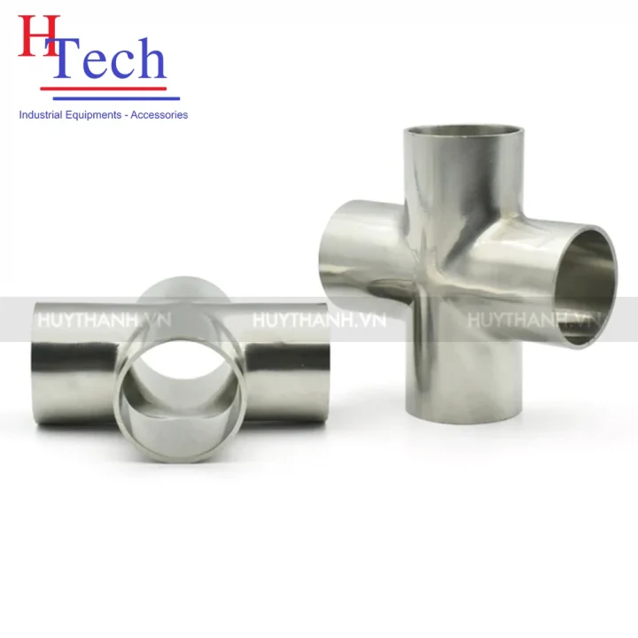 Chữ Thập Hàn 70x2mm Vi Sinh Chuẩn DIN Inox 304/316L
