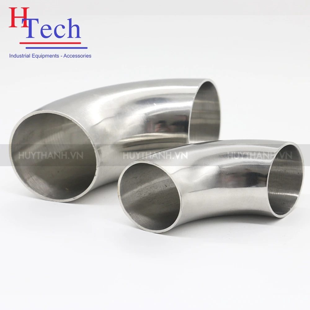 Co 90 Độ Hàn Vi Sinh Inox 304/316L Chuẩn DIN 11850 3 Co 90 độ hàn vi sinh inox 304/316L chuẩn DIN 11850