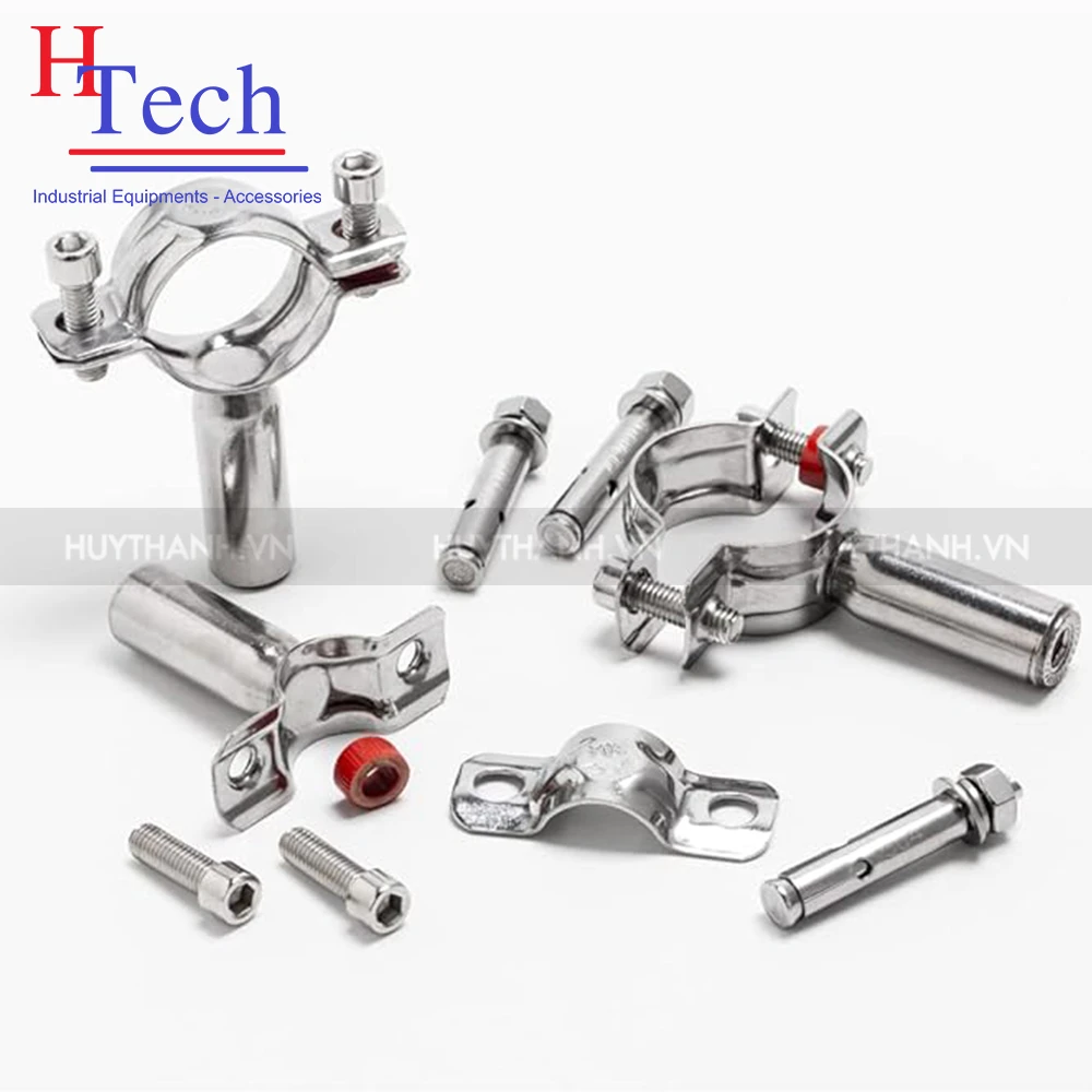 Kẹp giữ đường ống vi sinh