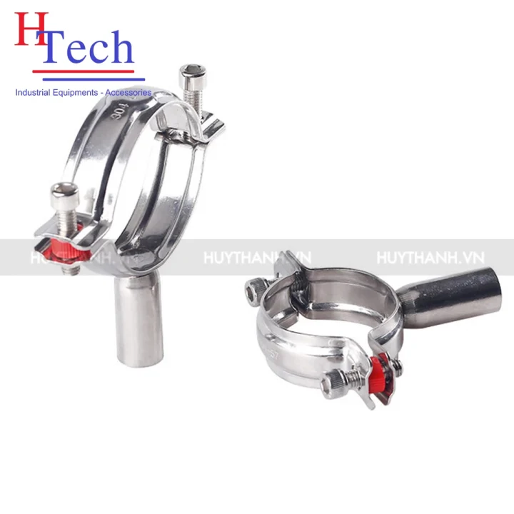 Kẹp Giữ Ống 19-22mm Vi Sinh Cao 45mm Inox 304