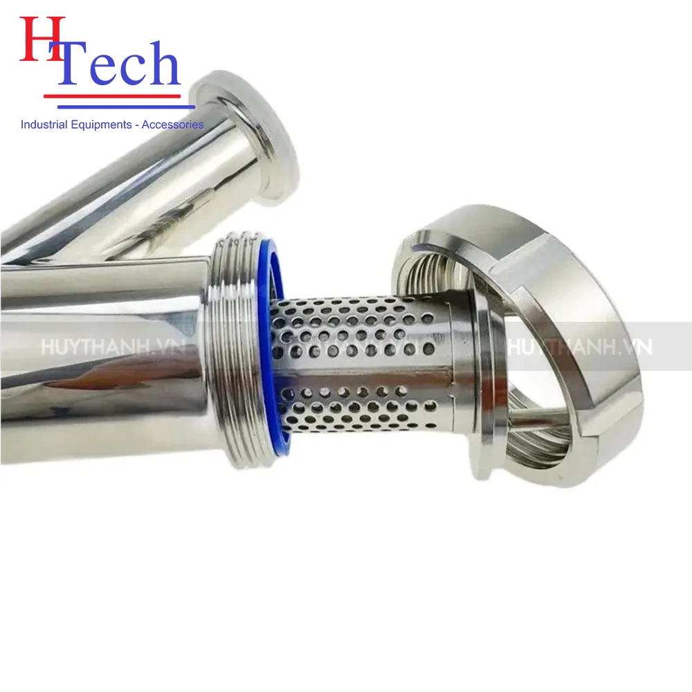 Lọc Y Vi Sinh Inox 316L 2 Đầu Clamp 5 Lọc y vi sinh 2 đầu clamp inox 316L