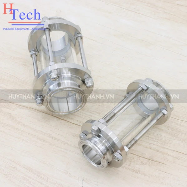Ống Quan Sát Dòng Chảy Vi Sinh 177mm Inox 316L Nối Clamp