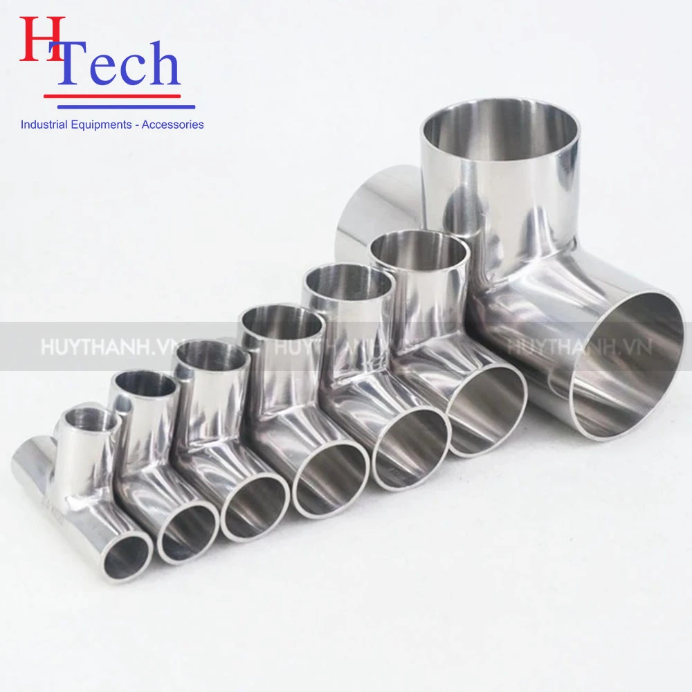 Tê Đều Hàn Vi Sinh Inox 304/316L Chuẩn SMS 3 Tê đều hàn vi sinh Inox 304/ 316L chuẩn SMS