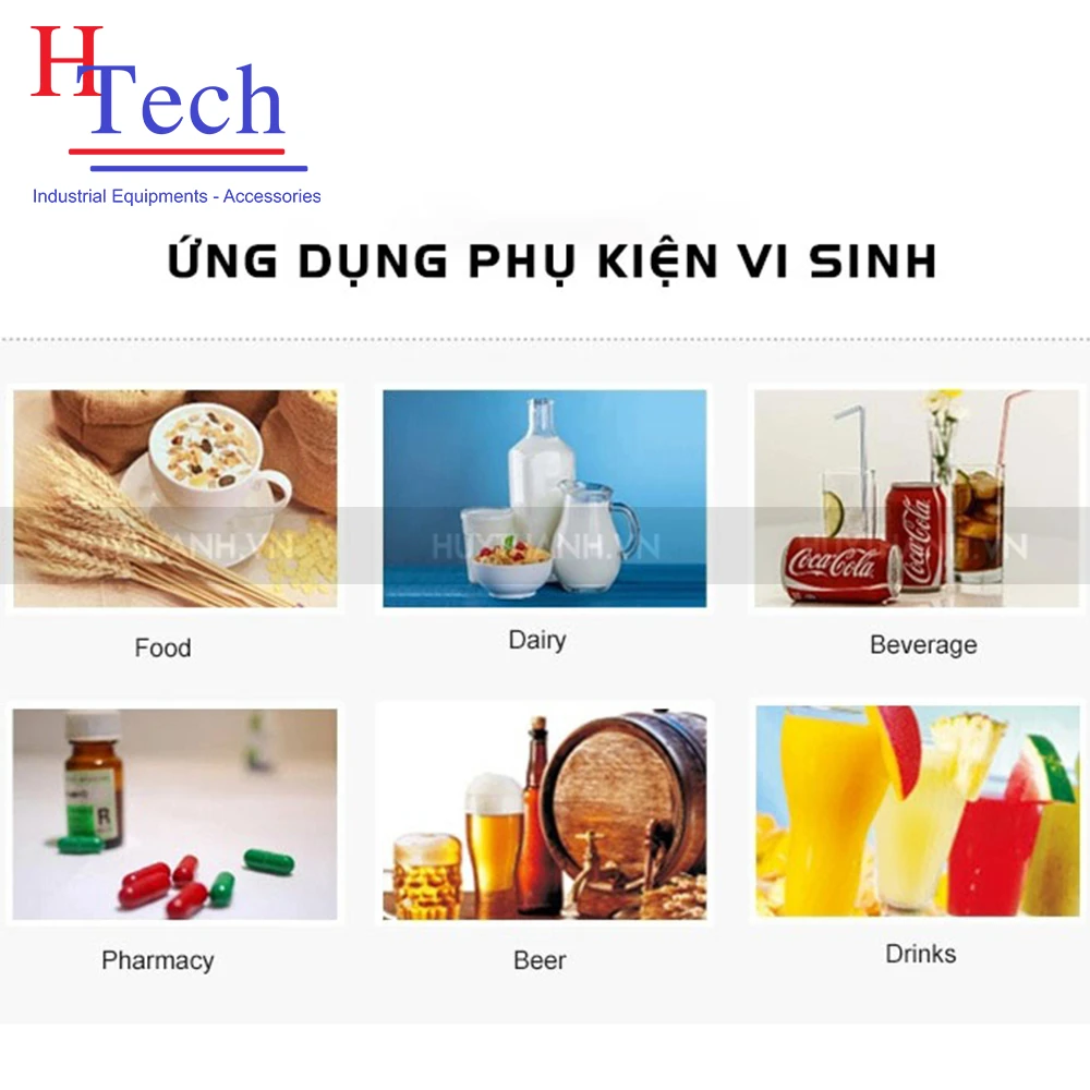 Tê Đều Hàn Vi Sinh Inox 304/316L Chuẩn SMS 4 Tê đều hàn vi sinh Inox 304/ 316L chuẩn SMS