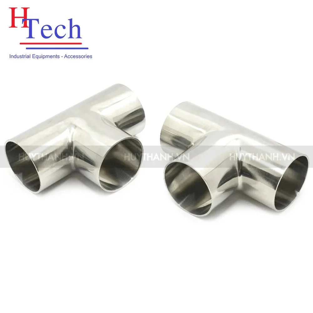 Tê Đều Hàn Vi Sinh Inox 304/ 316L Chuẩn DIN 11850 1 Tê đều hàn vi sinh Inox 304/ 316L chuẩn DIN 11850