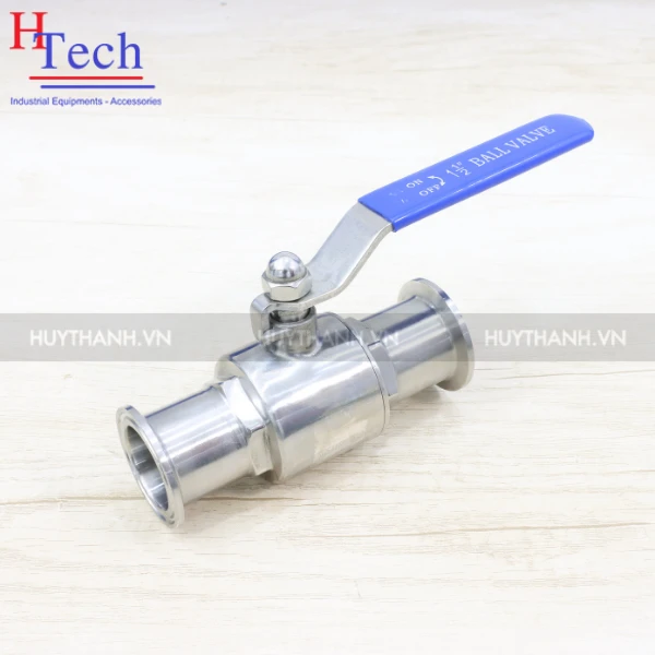Van Bi Chỉnh Tay 2-3 Ngã Kết Nối Clamp 25.4mm Chuẩn SMS