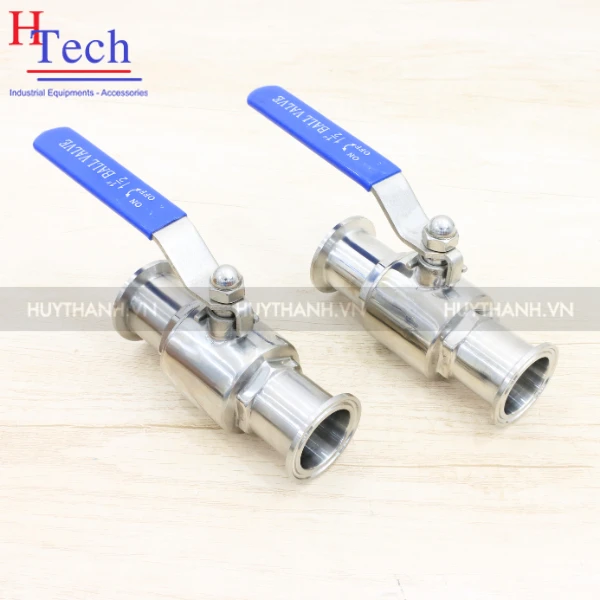 Van Bi Chỉnh Tay 2-3 Ngã Kết Nối Clamp 25.4mm Chuẩn SMS