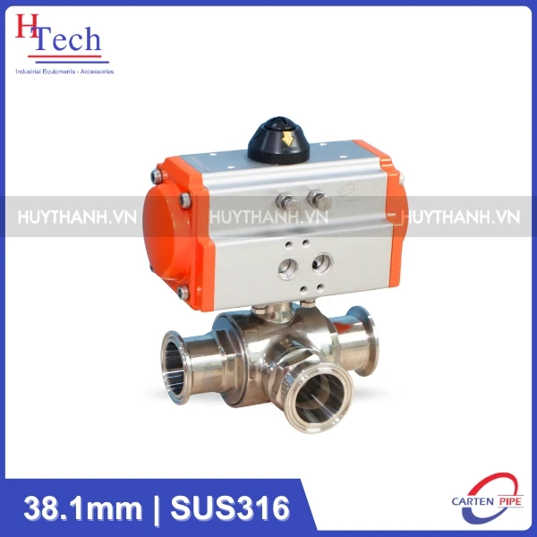 Van Bi Vi Sinh điều khiển khí nén