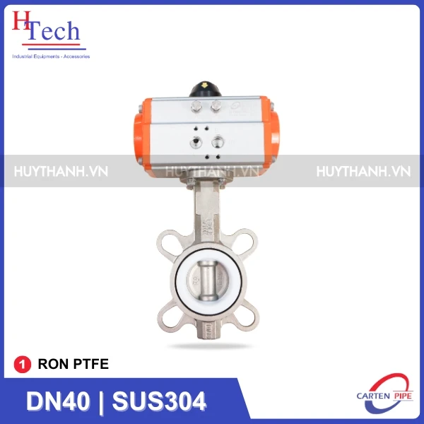 Van bướm vi sinh điều khiển khí nén