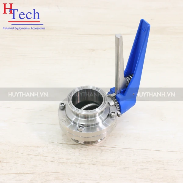 Van Bướm Tay Kẹp Vi Sinh Nối Clamp/Hàn 89mm Hệ SMS