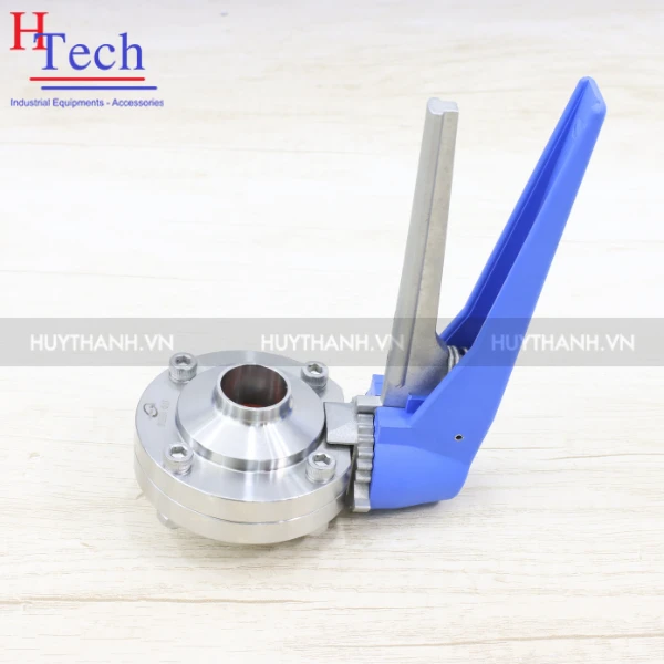 Van Bướm Tay Kẹp Vi Sinh Nối Clamp/Hàn 89mm Hệ SMS