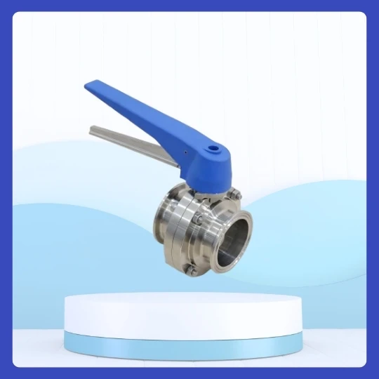 Van bướm vi sinh tay kẹp