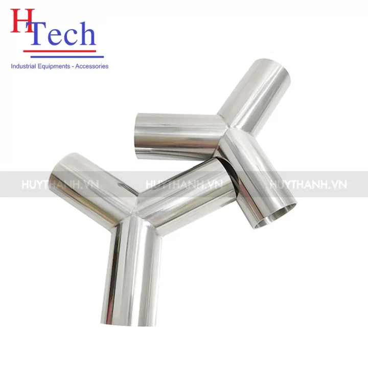 Y Đều Hàn 70x2mm Vi Sinh Inox 304/316L Chuẩn DIN