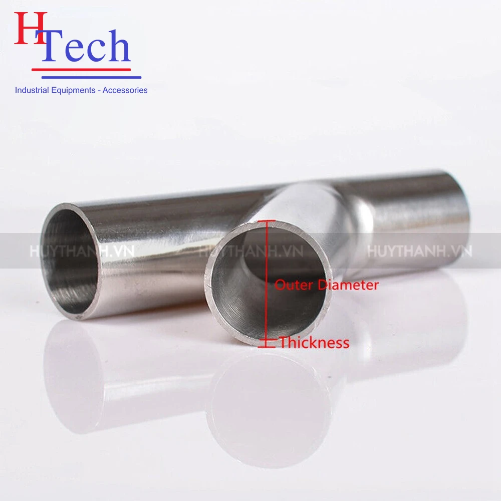 Y Thẳng Hàn 38.1×1.5mm Vi Sinh Inox 304/316L Chuẩn SMS