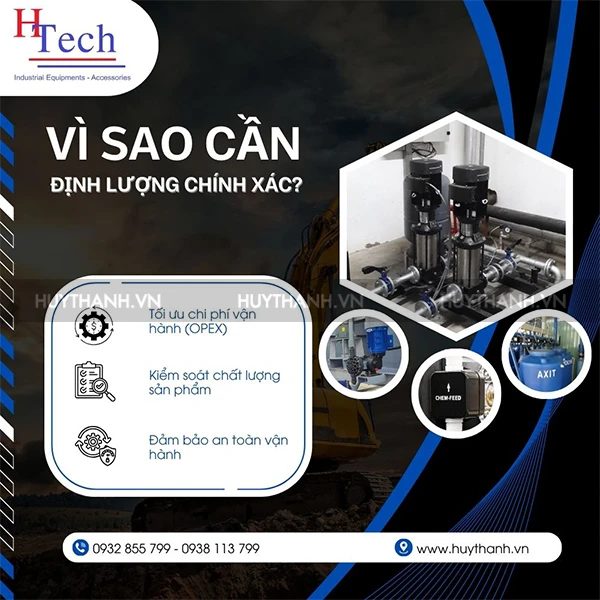 Bơm Định Lượng Blue White - lý do tin dùng