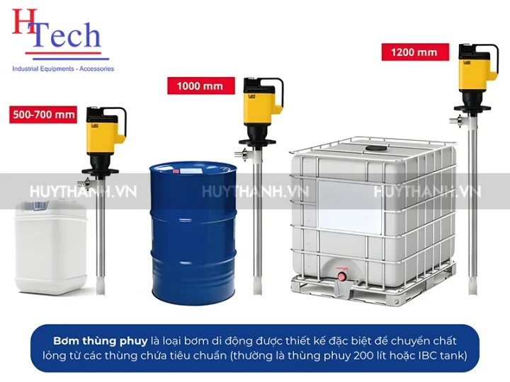 Hướng Dẫn Kỹ Thuật Chi Tiết Về Bơm Thùng Phuy Phòng Nổ 2 Bơm thùng phuy phòng nổ là gì