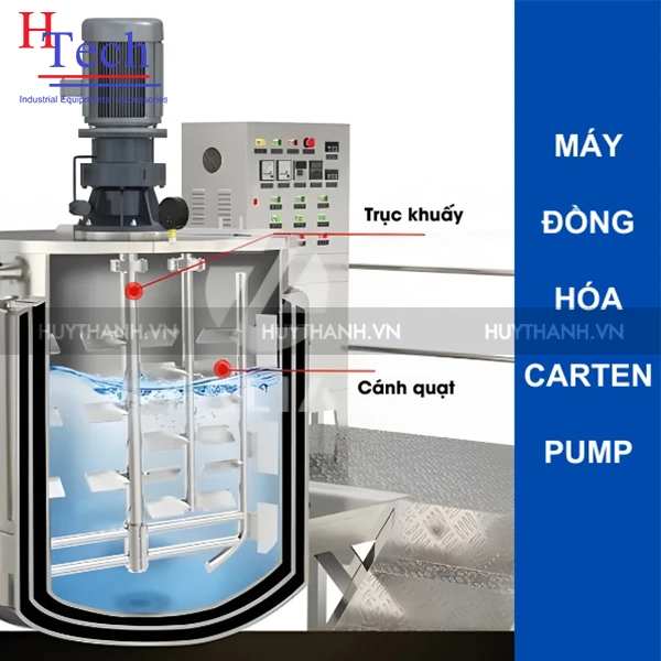Máy đồng hóa carten pump