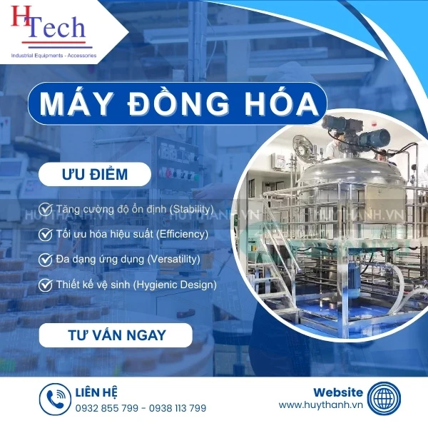 Ưu điểm của máy đồng hóa Carten Pump