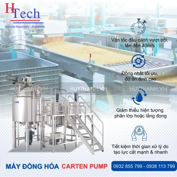 máy đồng hóa Carten Pump Thanh 8