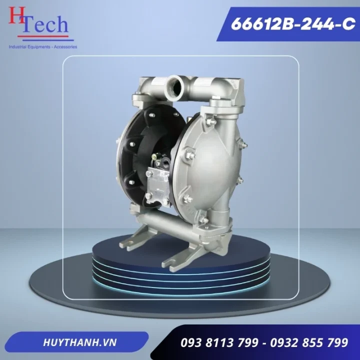 Bơm Màng 66612B-244-C 1 Bom Mang Khi Nen 66612b 244 C