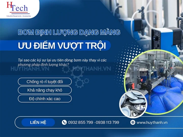 Bơm Định Lượng Dạng Màng: Nguyên Lý Vận Hành, Cấu Tạo & Tiêu Chuẩn Lựa Chọn 4 Bom Dinh Luong Dang Mang Nguyen Ly Van Hanh 4