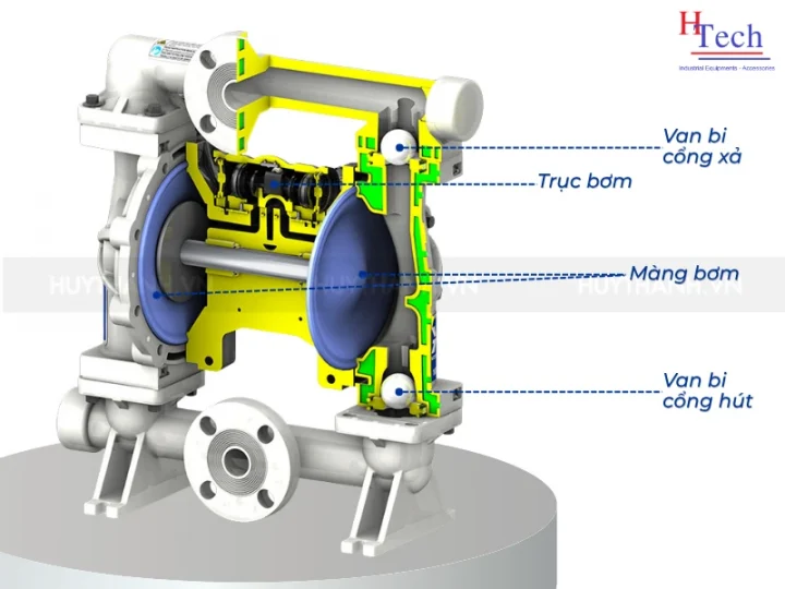 Bơm Màng Thực Phẩm: Vai Trò Chiến Lược Và Giải Pháp Vận Chuyển Lưu Chất Linh Hoạt Trong F&B 2 Bom Mang Thuc Pham Huy Thanh 2