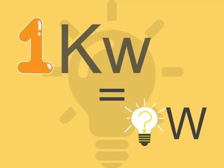 Watt(W), kW Là Gì? kW Là Đơn Vị Gì? So Sánh kW và kWh 2 1kw Bang Bao Nhieu W