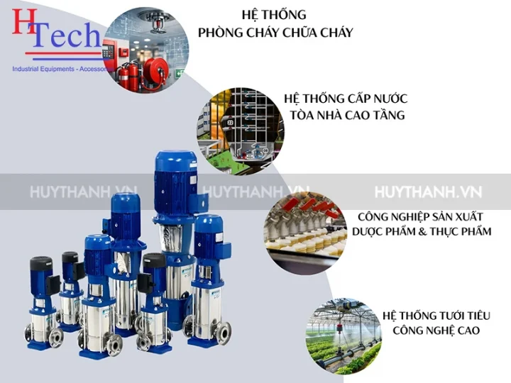 Máy Bơm Bù Áp – Giải Pháp Duy Trì Áp Suất Hệ Thống Thủy Lực & PCCC Tiêu Chuẩn 6 May Bom Bu Ap Huy Thanh 6