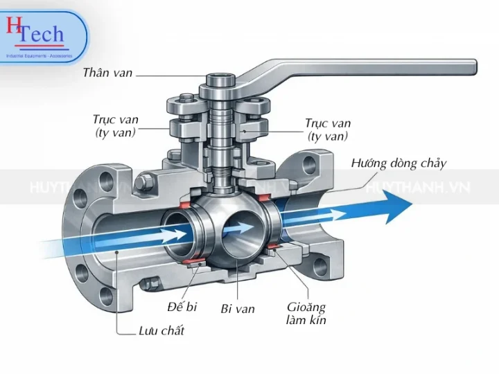 Van Bi Là Gì? Phân Tích Cấu Tạo Van Bi Và Vai Trò Trong Đường Ống Công Nghiệp 2 Van Bi La Gi Huy Thanh Pumps 2