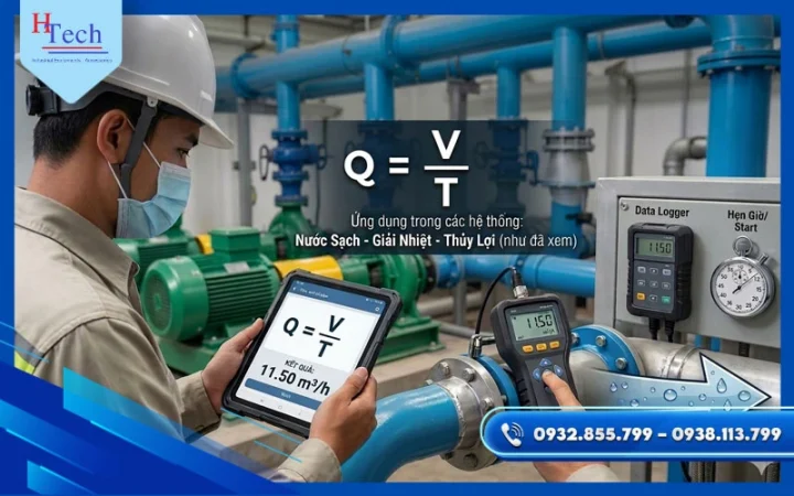 Cách Tính Lưu Lượng Nước Máy Bơm Đơn Giản - Nhanh Chóng 1 Cách Tính Lưu Lượng Nước Máy Bơm