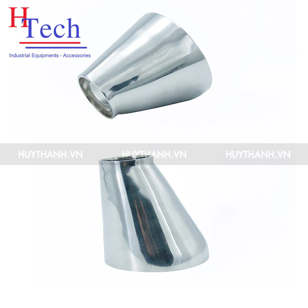 Bầu Giảm Lệch Tâm Hàn 89×63.5mm Inox Vi Sinh Chuẩn SMS