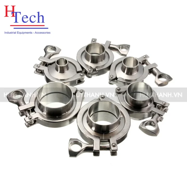 Bộ khớp nối nhanh vi sinh 22mm Inox 304/316L